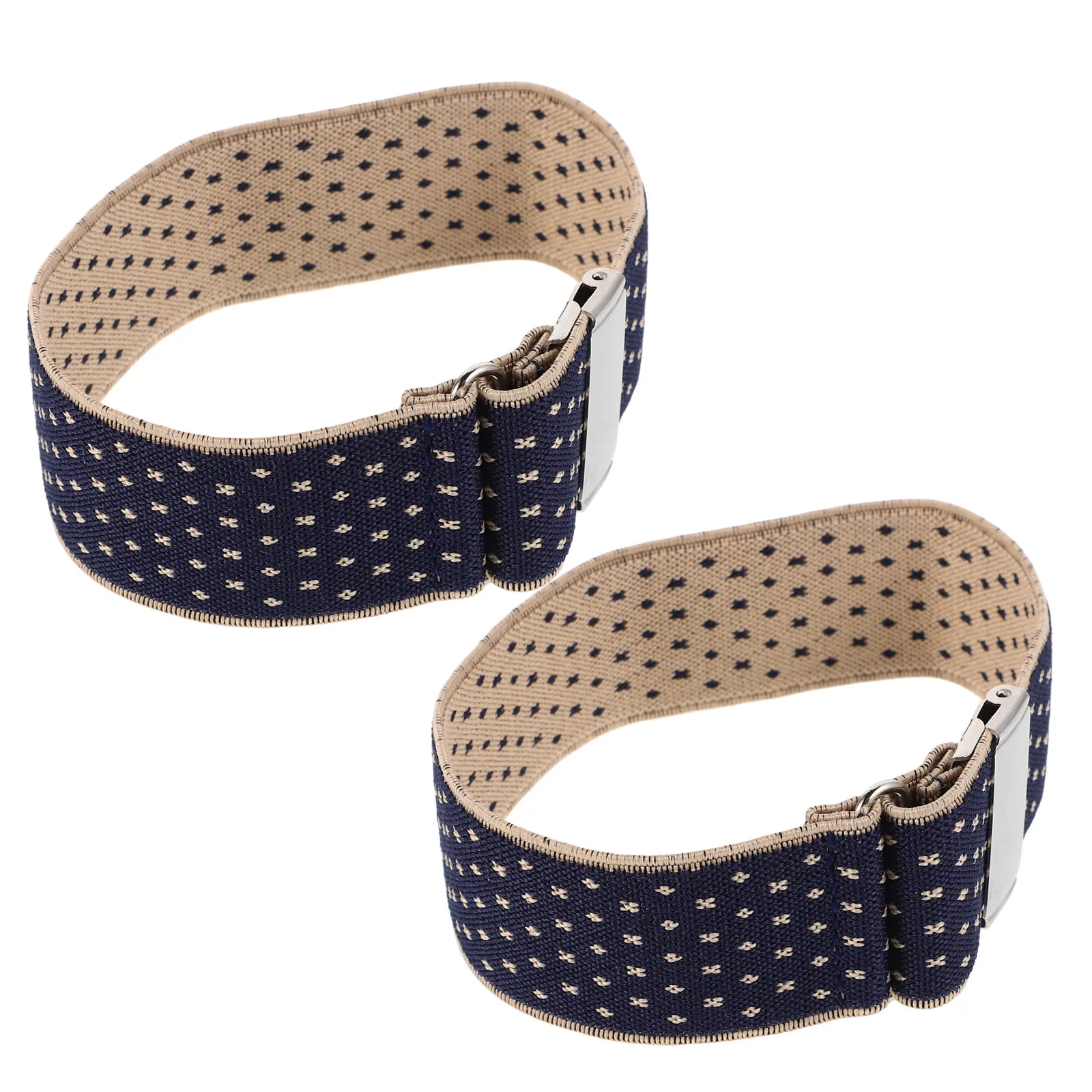 1Pair Anti Slip Shirt Sleeve Holders Unisex Elastic Sleeve Garters for Men Women Office Party Dress Shirt Stay Comfortable