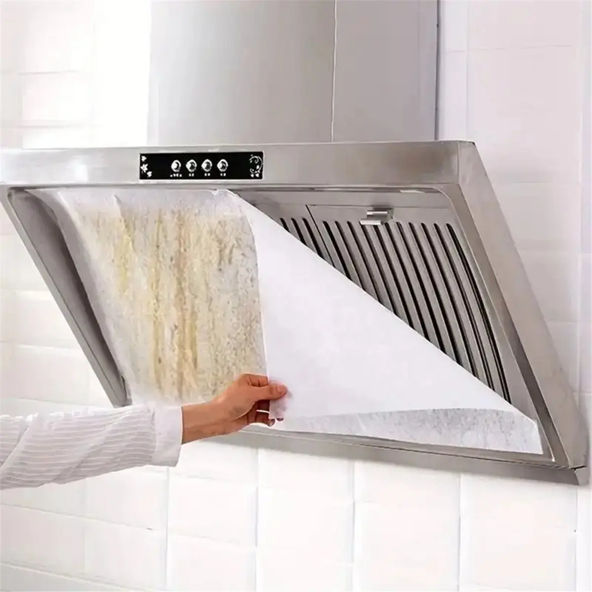 Time Saving Range Hood Nonwoven Filters Grease Replacement Anti Oil Sheets Paper Universal Home Kitchen Cooker Cleaning Tools