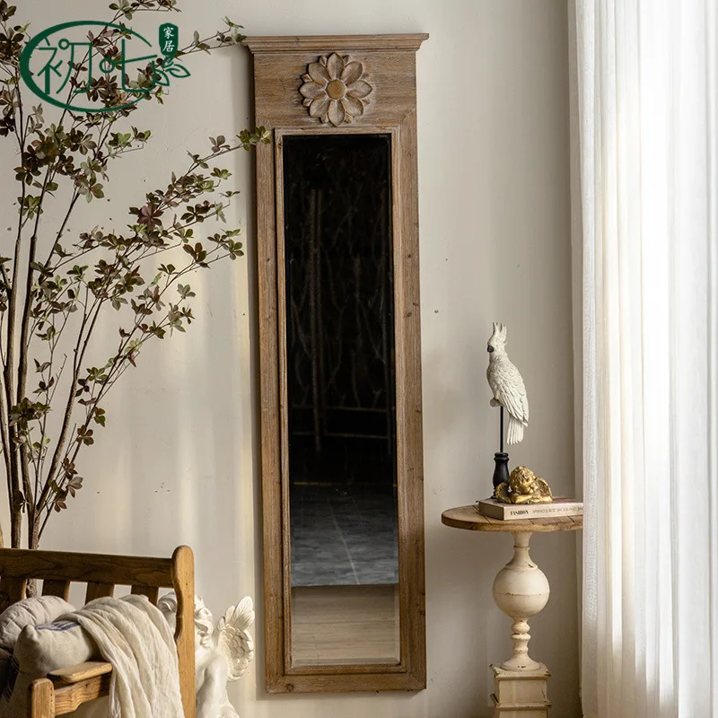 Fomex Vireo American Relief Hotel Decoration Old Hanging Mirror Wedding Background Floor
