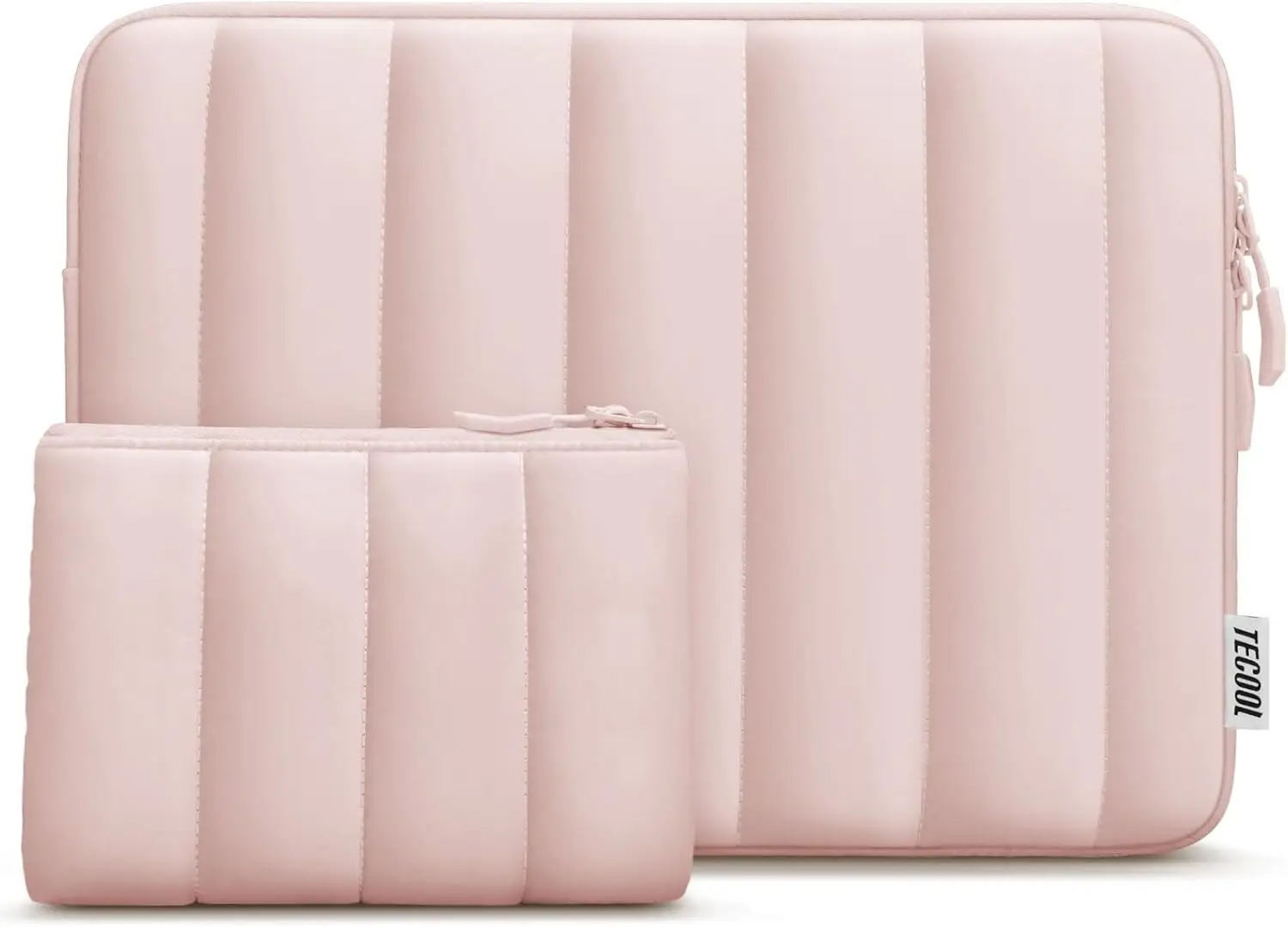 

Puffy Laptop Case 13.3 inch, Waterproof Sleeve for MacBook Air Pro 13-13.3, Pink