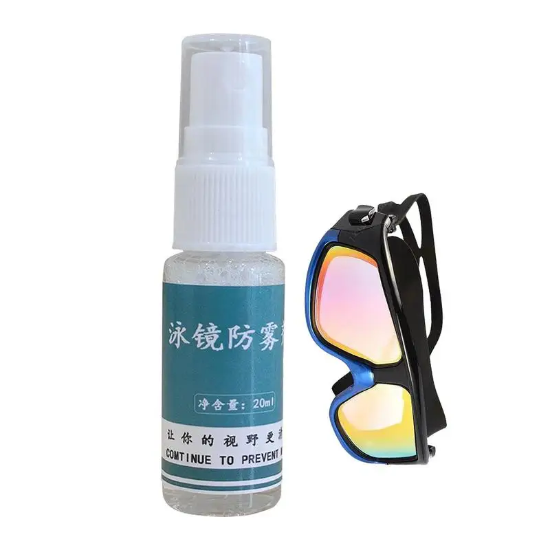 

Anti Fog Spray For Swim Goggles Fog Stopper 20ml Non-Stinging Fog Preventer Reef Friendly Defogger For Eyeglass Wipe Goggle Wipe