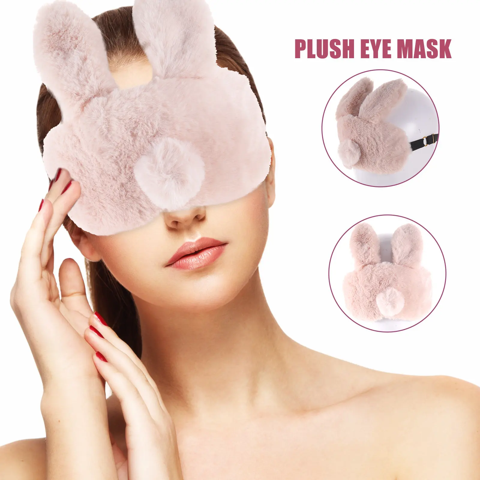 1Set Sleep Eye Mask Lightproof Multi-Function Daily Use Comfortable Elastic Travel Eye Covers Relaxing Sleeping Masks