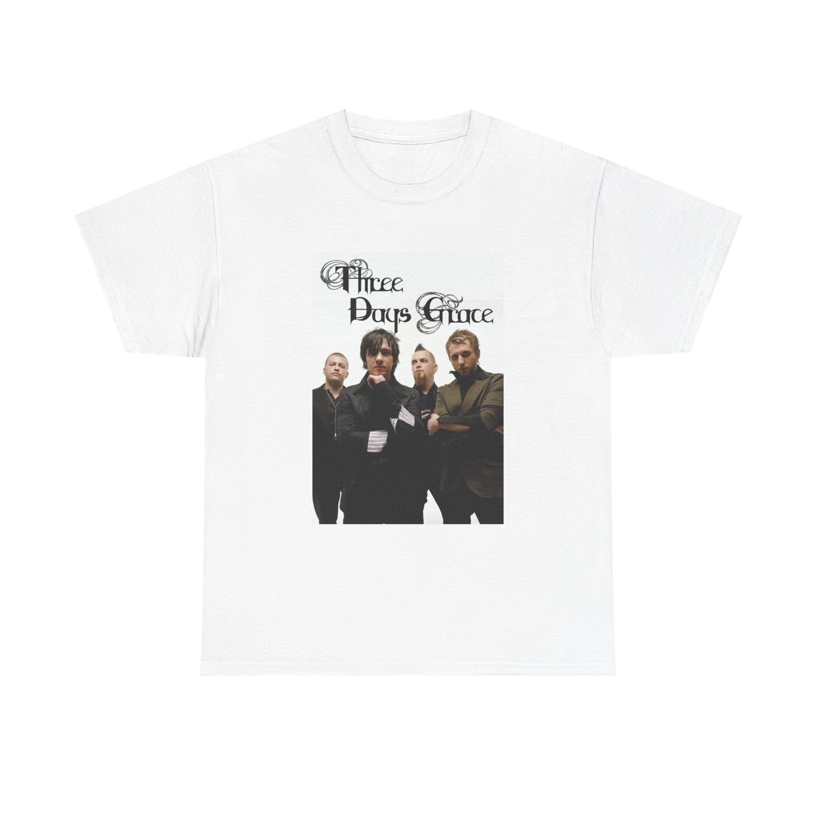

Three Days Grace Tshirt Retro Merch Album Cover Rock Unisex Heavy Cotton Band