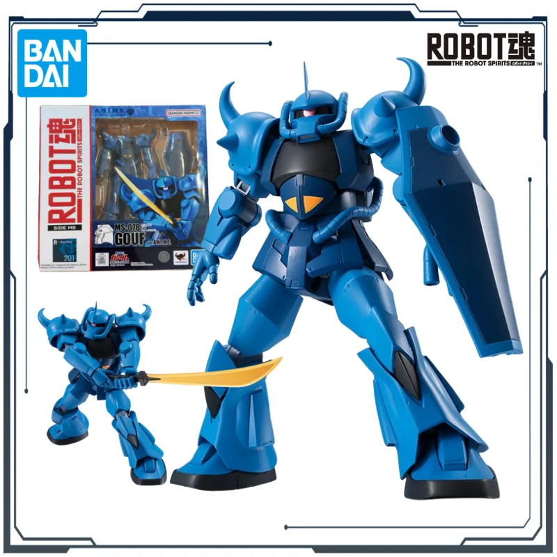 

BANDAI Original ROBOT SPIRITS ＜SIDE MS＞ MS-07B Gouf Ver. A.N.I.M.E. Mech Product Figure Toy for Boys Gift Collectible Ornaments
