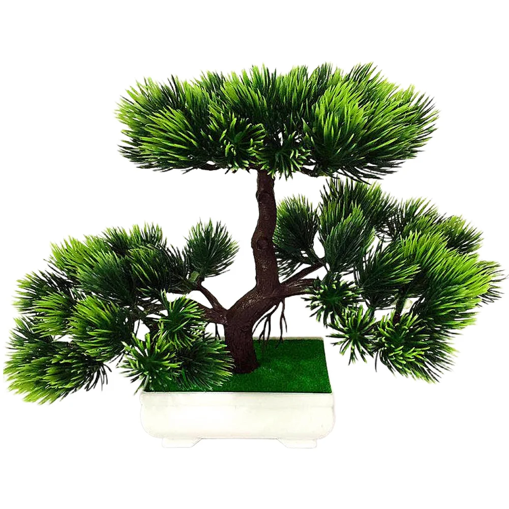 

Искусственное растение Бонсай, реалистичное, 21*25 см, сосна, реалистичный дизайн, натуральные иголки