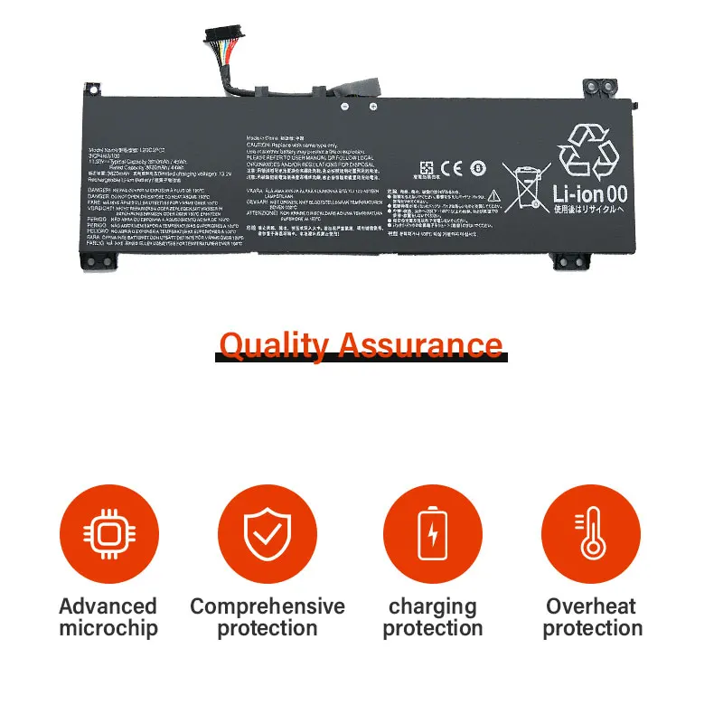 L20M3PC2 L20C3PC2 Laptop Battery For Lenovo ideapad Gaming 3 15ACH6 15IHU6 82K1 82K2 L20L3PC2 L20D3PC2 11.52V 45WH