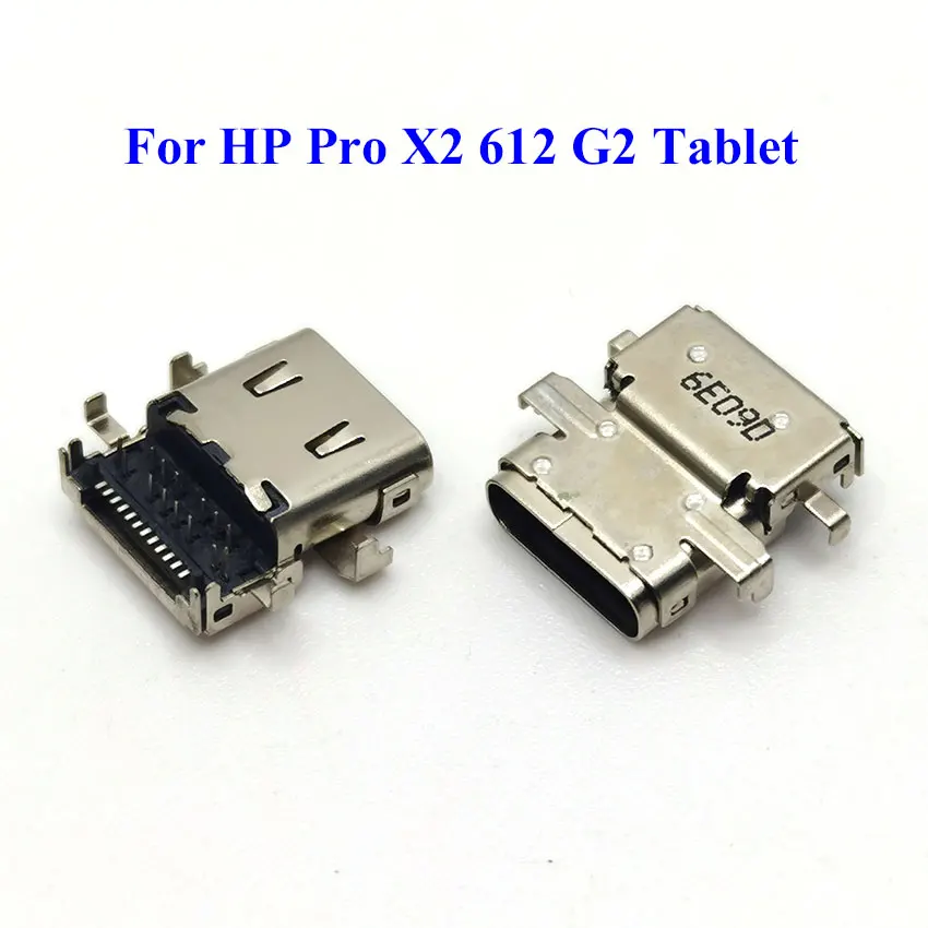 2PCS USB TYPE C Type-C DC Power Jack Charging Port Socket Plug Connector For HP Pro X2 612 G2 Tablet