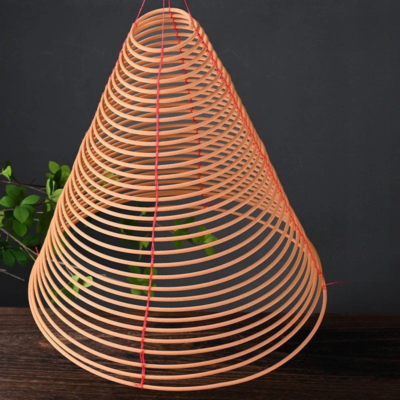 Tulsi Holy Basil - ธูปไม้จันทน์หอม 72 ชั่วโมง แบบม้วน สำหรับแขวนในวัด บูชาพระ