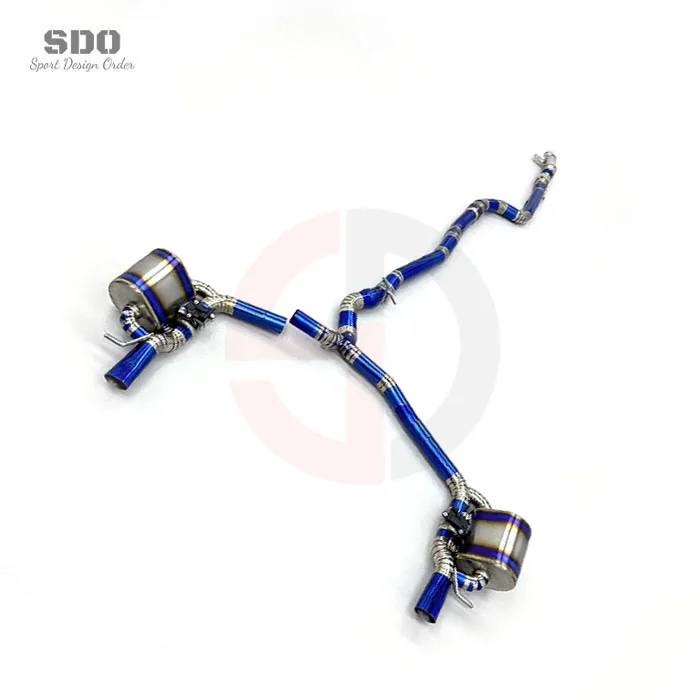 Tuning Catback Exhaust Pipe for  E300 W213 2.0T 2017-2023 Performance Titanium Valve Exhaust System Muffler