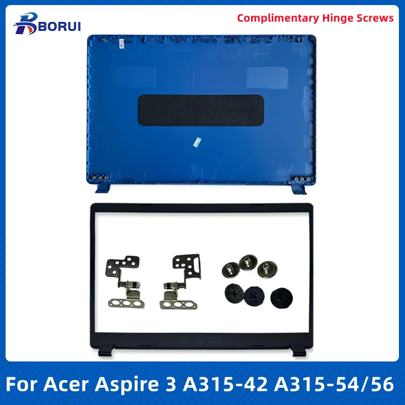 para acer aspire a31542 a315 42g a31554 a315 56 n19c1 portatil lcd capa traseira moldura dianteira dobradicas superior lcd capa de tela case novo 01