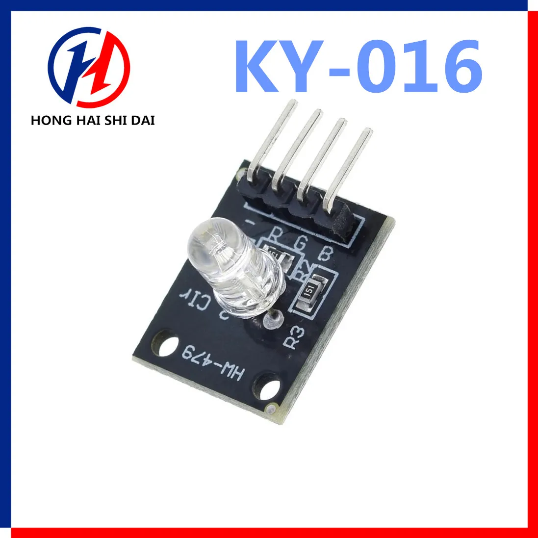 WAVGAT Smart Electronics 4pin RGB Module KY-016 Three Colors 3 Color RGB LED KY016 Sensor Module for