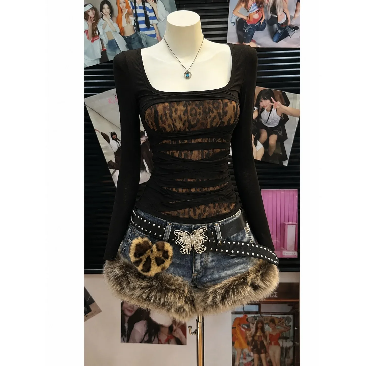 Retro Y2K 2 Piece Skirt Sets Women Casual Sleeveless Crop Top Mini Skirt Korean Streetwear Sweet Daily Matching Outfits image 5