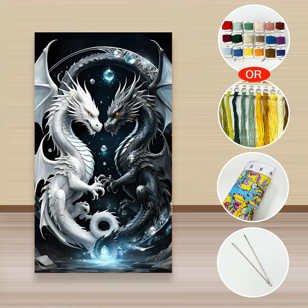 1 Stück 40x70 cm/15,7x27,5 Zoll, 11CT/14CT Kreuzstich-Set, DIY-Valentinstagsgeschenk, Stickerei-Set für Festivals, Landschaften – Detail 4