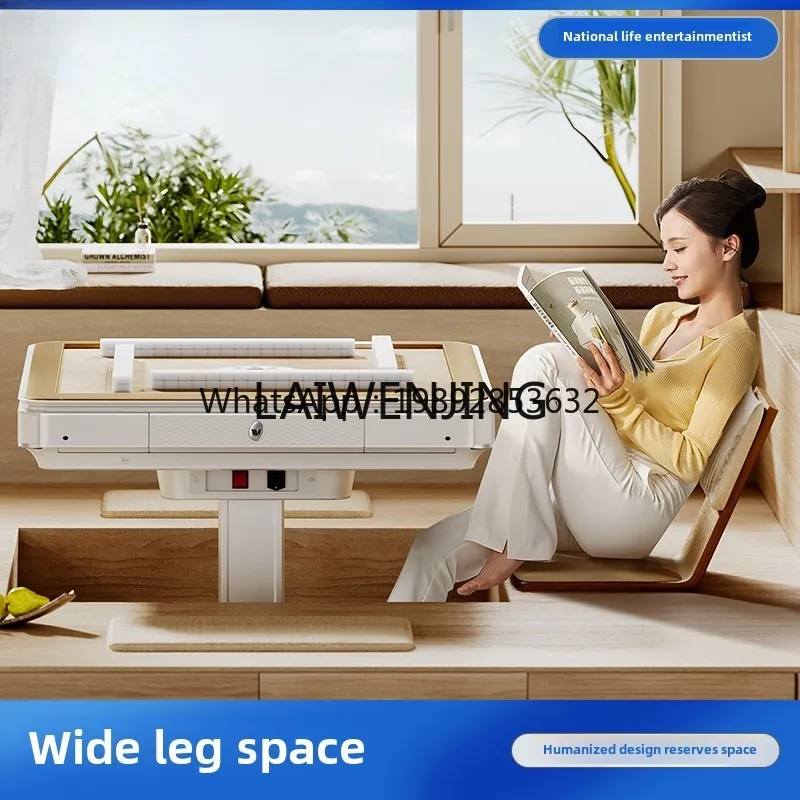 6 Electric Lifting Mahjong Machine Fully Automatic Household Roller Coaster Mahjong Table