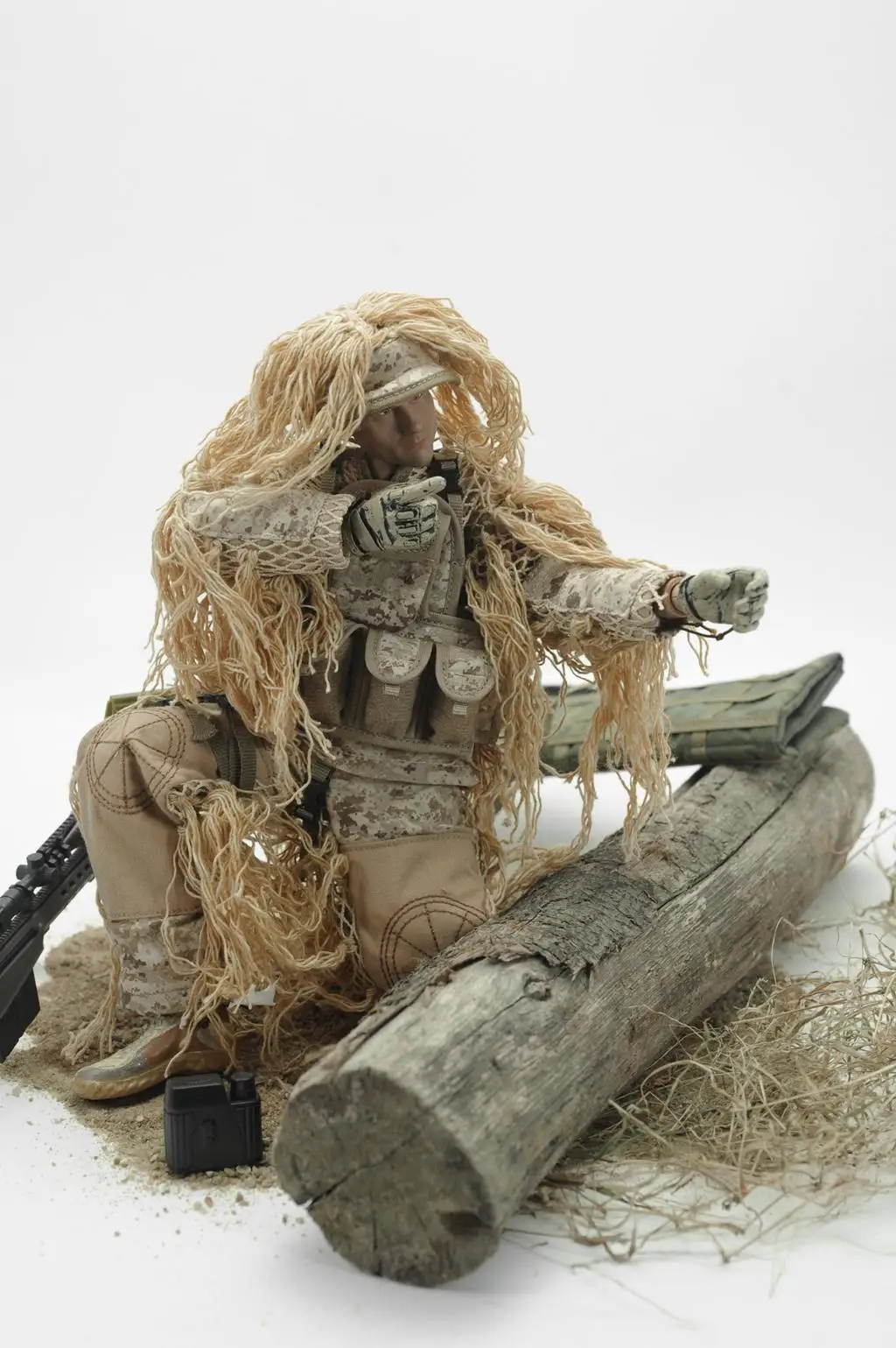 نموذج جندي القوات الخاصة لجيش الصحراء بمقياس 1/6 مقاس 12 بوصة #2