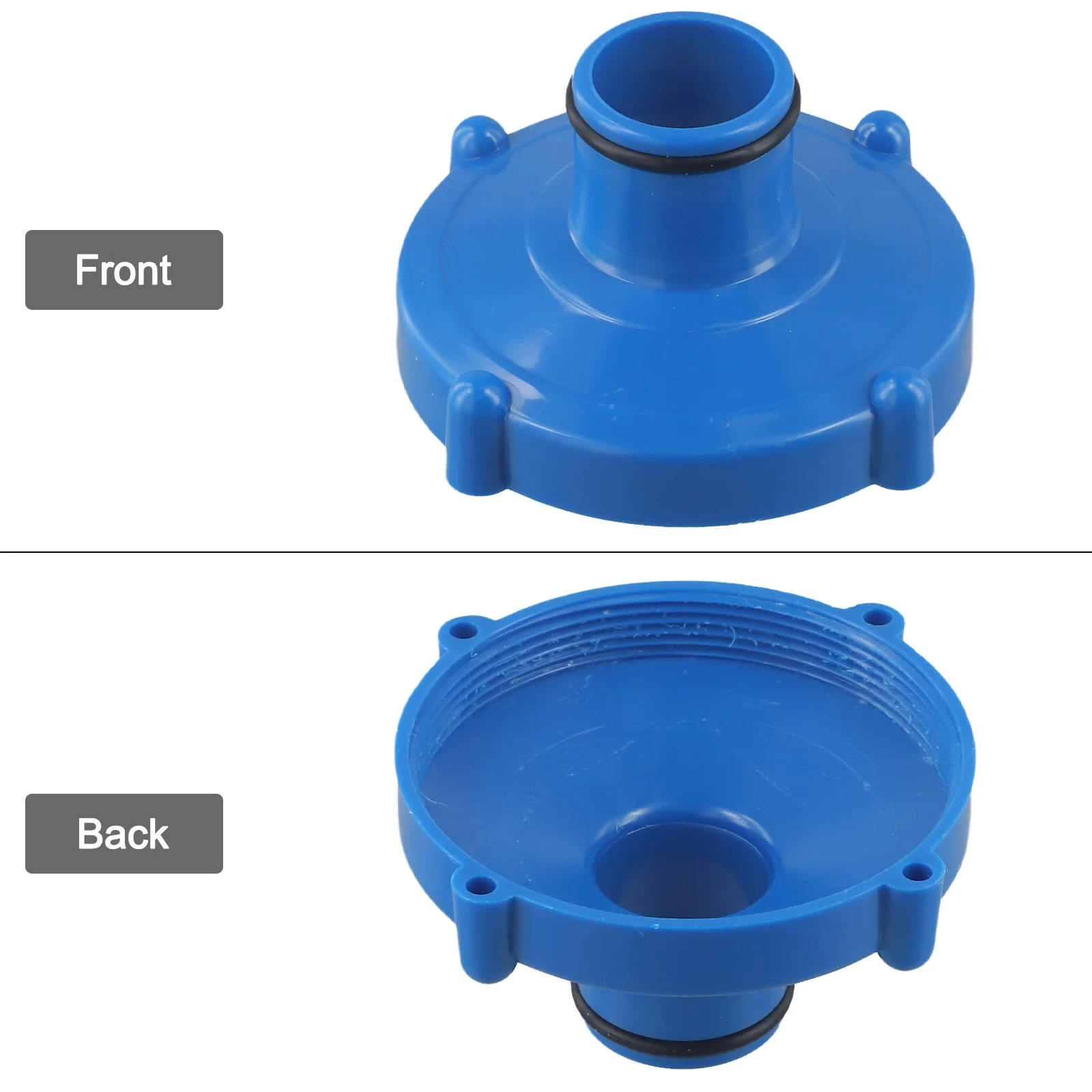 

For Filtration System Pool Suction Adapter Pool Hose Adapter Pool Maintenance Blue Easy Installation Optimal Connection