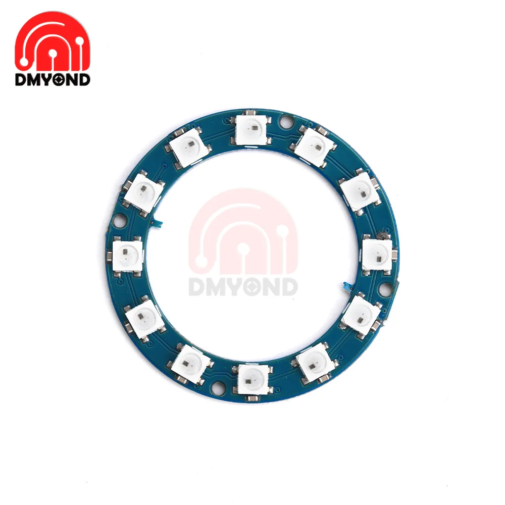1 8 12 16 24 60 Bit ICSI018A WS2812 5050 Rgb Led Light Panel Hoogtepunt Ronde Licht Boord 5V dc 4-7V Voor Arduino Microcontroller