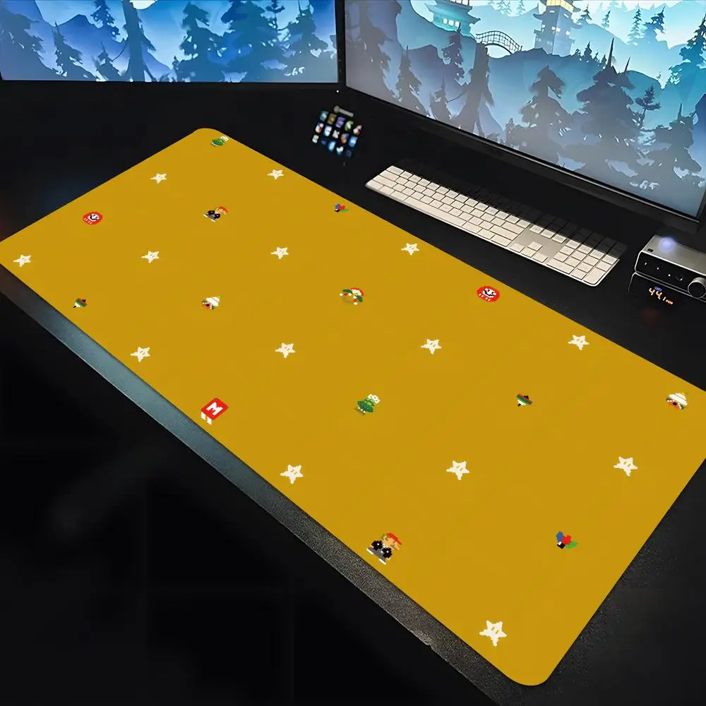 لوحة ماوس سوبر ماريو للمثليين، لوحة مفاتيح كبيرة، لوحة مكتب، لوحة ماوس ألعاب مطاطية غير قابلة للانزلاق، سجادة كمبيوتر محمول 600 × 300