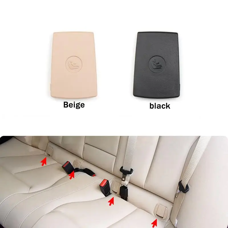Car Rear Child Seat Safe Belt Cap Anchor ISOFix Cover ABS For 1 Series/3 Series/ X1 E84/E87/E90/F3 52207319686/ 17949110