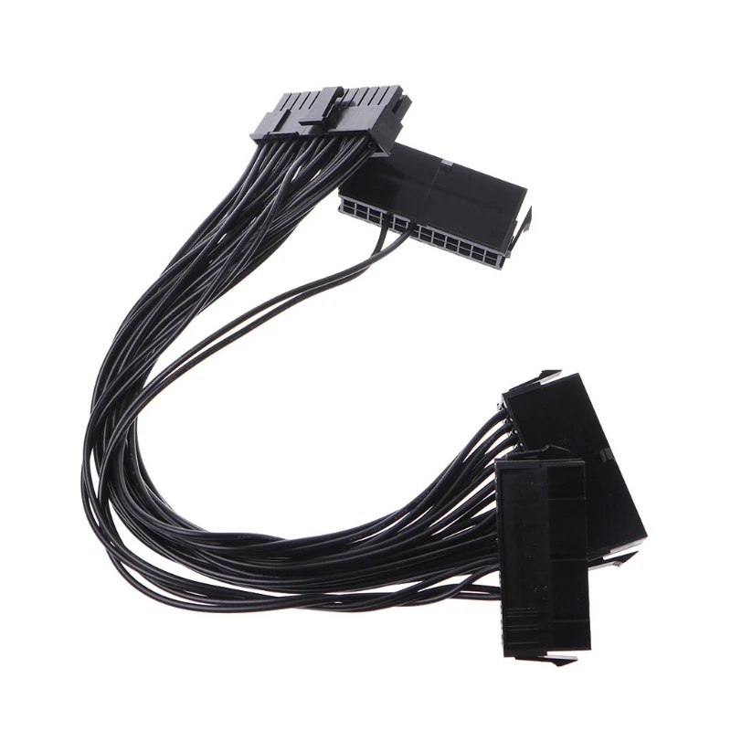 24Pin 20+4Pin 3-Way Multiple A Power Supply Adapter Cors 18AWG Wire Suitable For Synchro Motherboard Mining