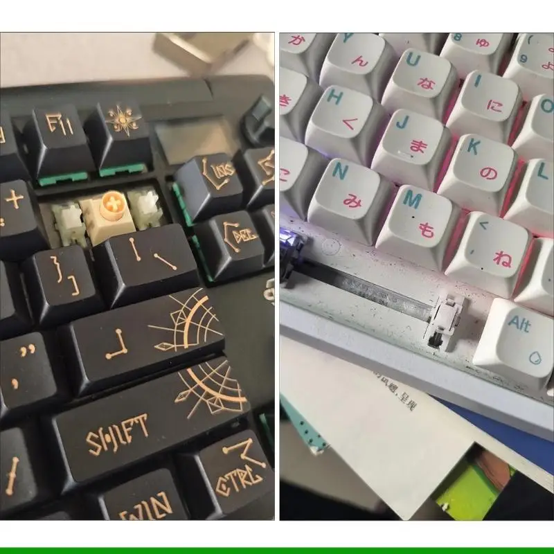 U55C 8Pieces Quiet Mechanical Keyboards Stabilizers Mount Stabilizers Precise Responsiveness Wide Compatibility