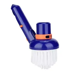 Swimming Pool Vacuum Brush Head Flexible Floor Wall Corner Stairs Cleaner