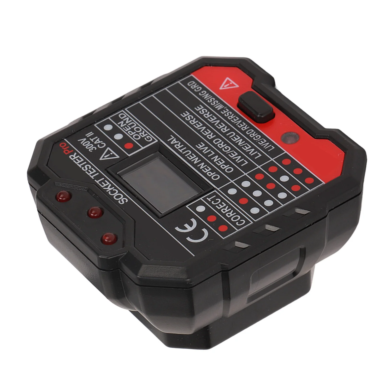 Socket Tester Outlet Electrical Receptacle Detector Phase Supply Polarity Voltage Checker for Home
