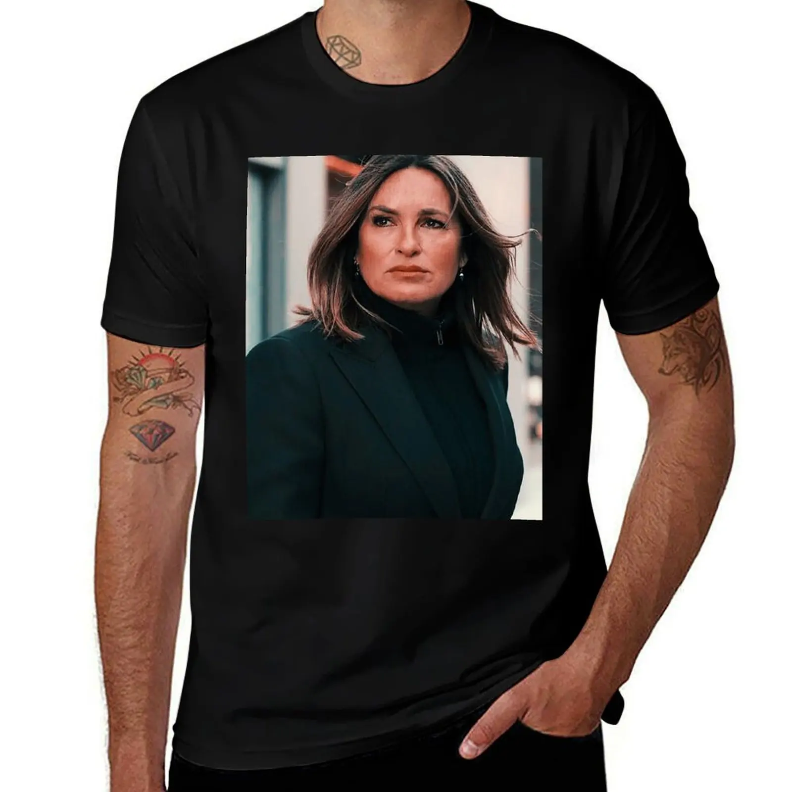 OLIVIA BENSON || DISTANCE T-Shirt Plus Size Gym Sports T-Shirt