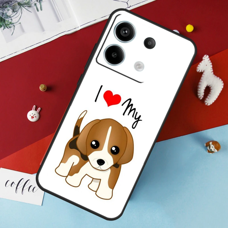 Beagle Dog Case For Xiaomi Redmi Note 13 Pro 14 12 11 10 9 11S 12S Redmi 10C 12C 13C 14C 15C 15 Cover #5