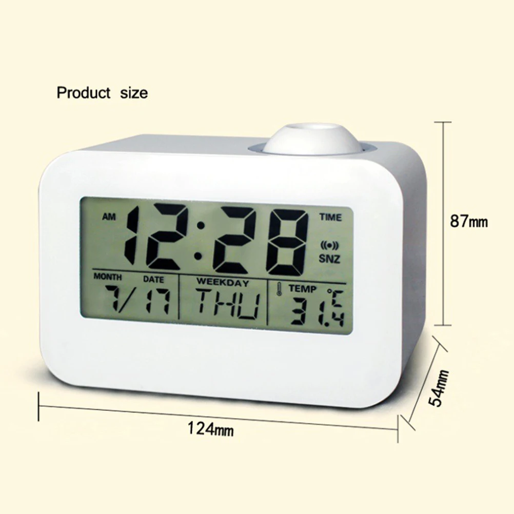 

Voice-controlled Backlight Clock Digital Desktop Wall Hanging Night Alarm Report