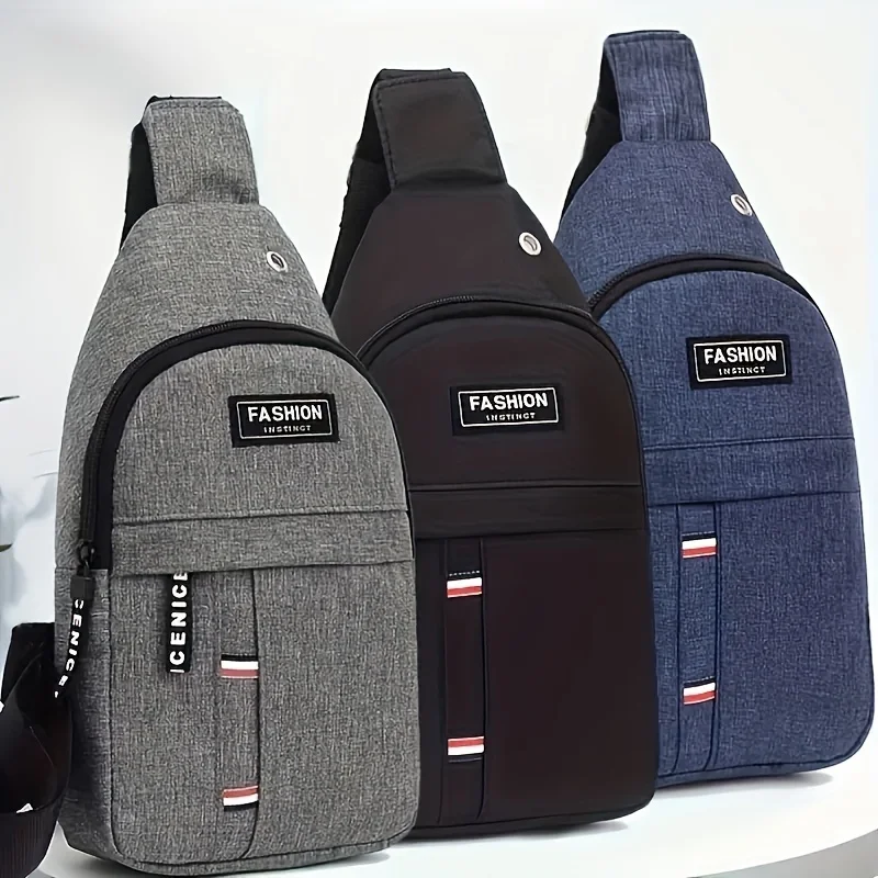 Hot Sale Men's Fashion, Convenience, Casual Chest Bag, Oxford Cloth, Sports Travel Chest Bag, Cashier Crossbody