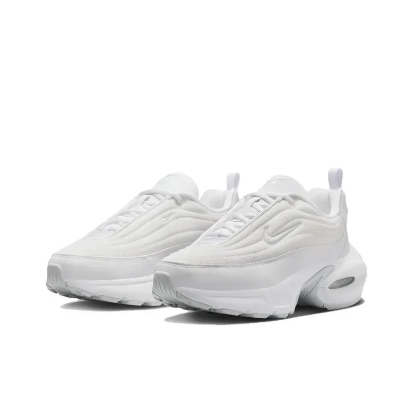 Nike  Air Max portal  Men's and women's classic shock absorption wear-resistant low-top casual running shoes white