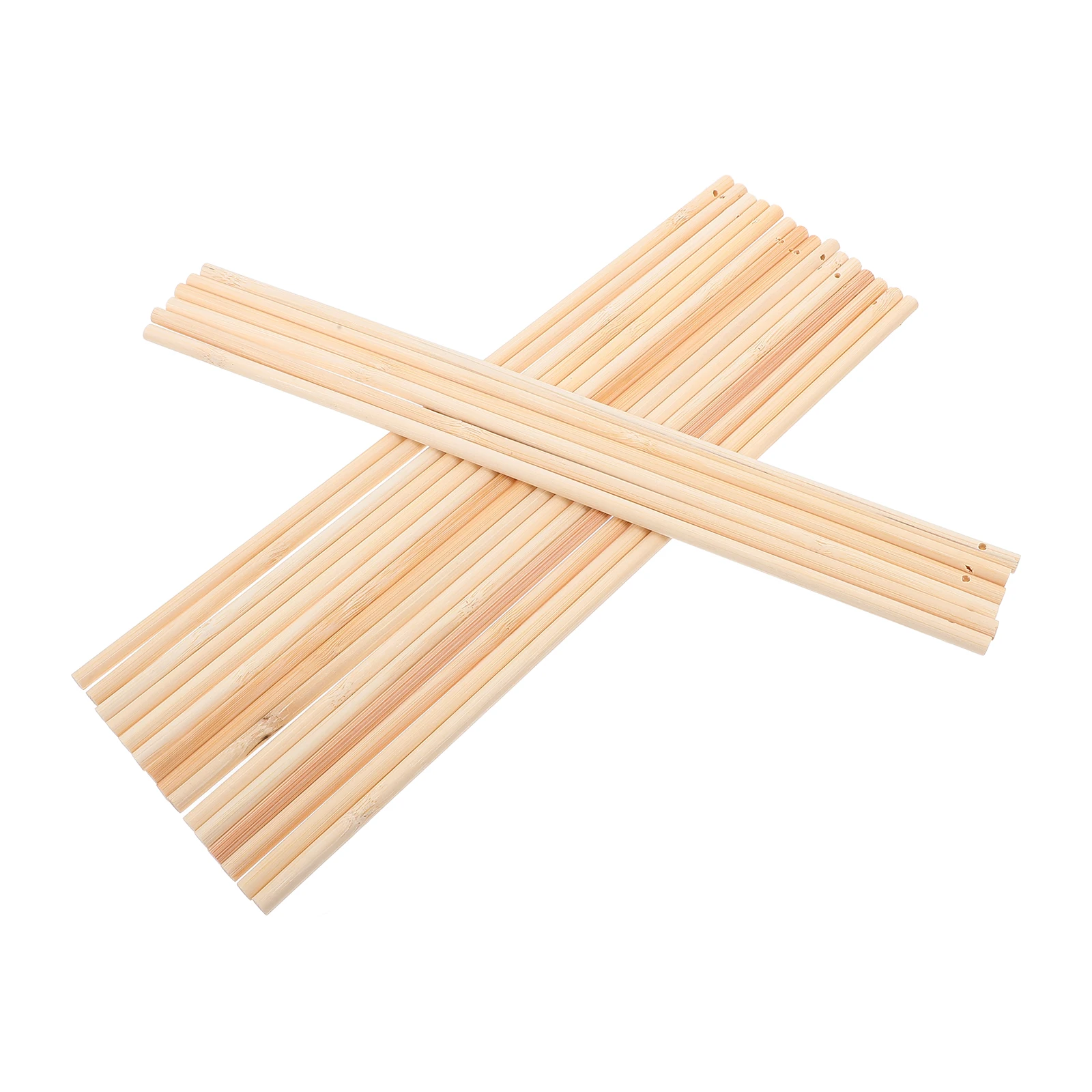 

20 Pcs Wood Lantern Poles Pine Child Handle DIY Wood Lanterns Pole Party Decoration Lantern Materials Materials