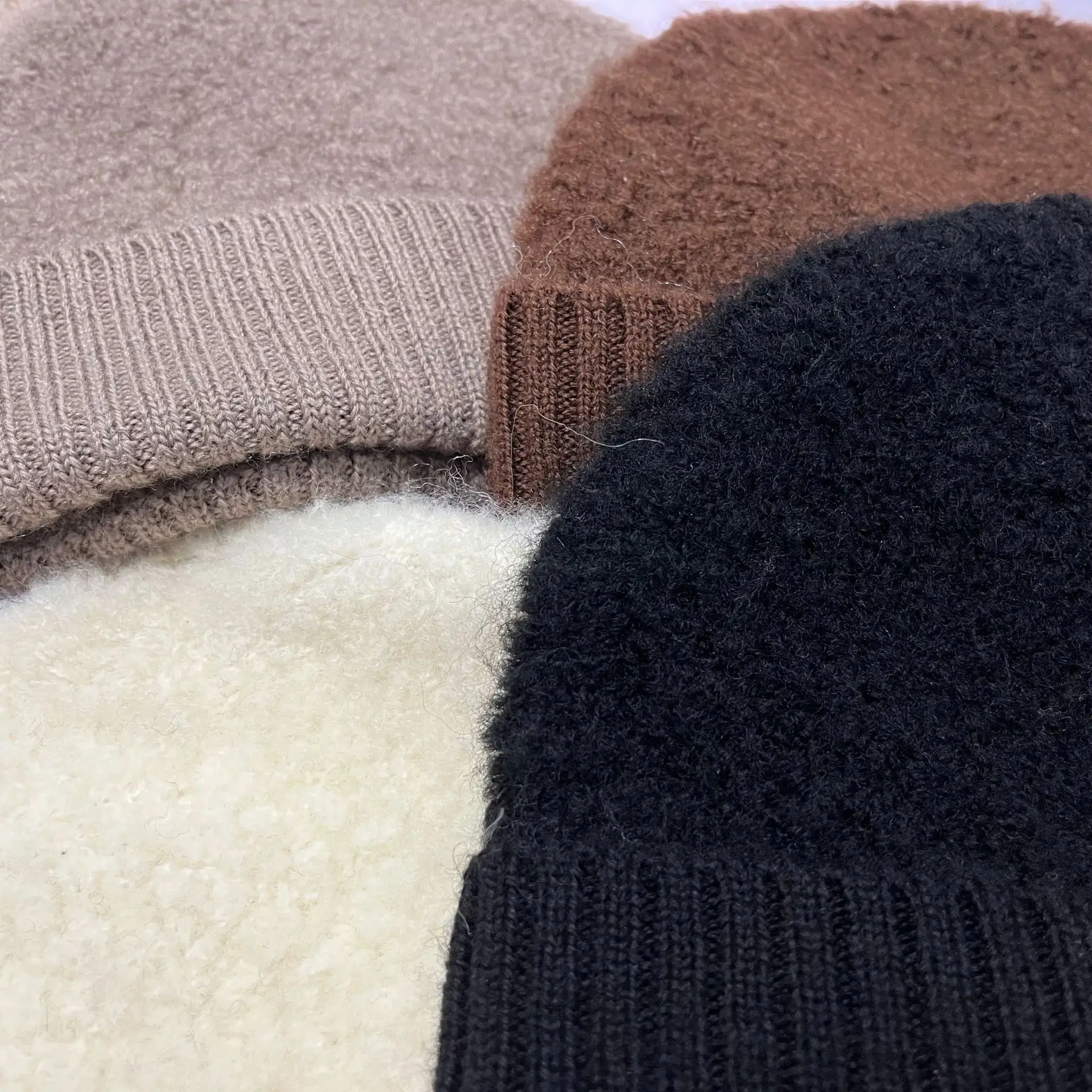 Fashion Head Headwear Cap Hugger Toque Stocking Watch Pure Wool Knitted Hat Towel Embroidery Men Women Autumn Warm Winter 2M104