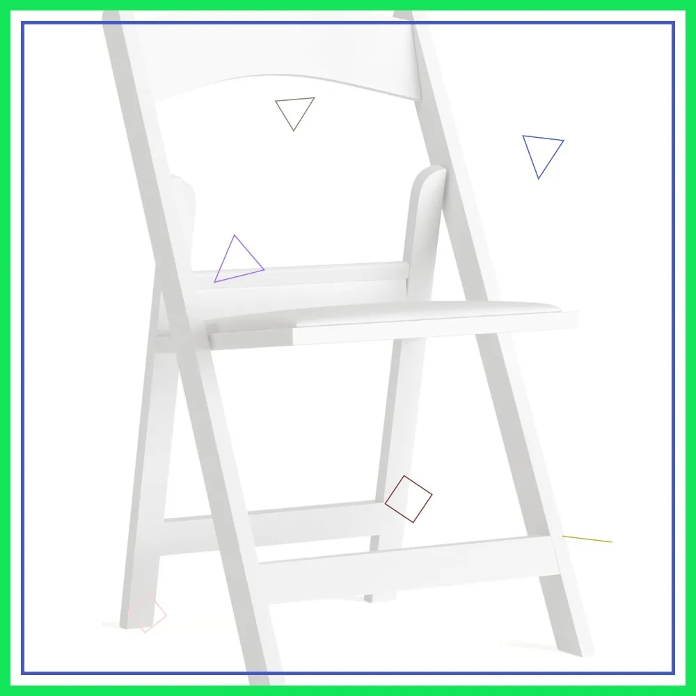 

Белый складной стул из полимерной смолы - выдерживает нагрузку до 450 кг, легкий и удобный для мероприятий