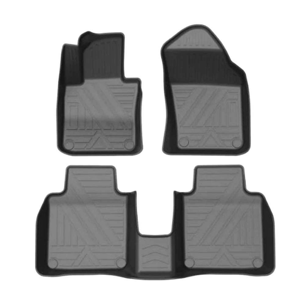 

For Volvo S90 2017-2023 Auto Car Floor Mats All-Weather TPE Foot Mats Odorless Pad Waterproof Tray Pads LHD Interior Accessories