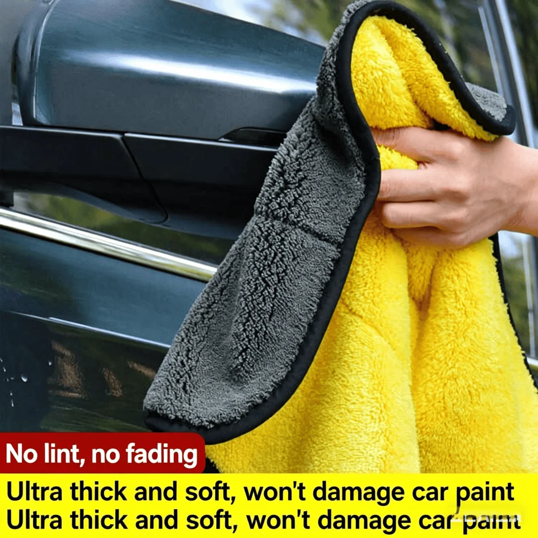 Mikrofaser Auto-Waschlappen Super Saugfähiges Detailing-Reinigungstuch Mehrzweck-Lappen für Auto Küche Haushalt Zubehör
