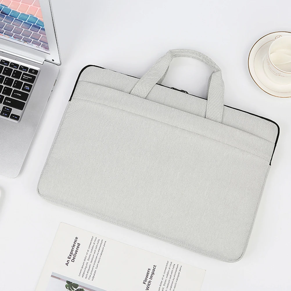 

Waterproof Polyester Laptop Bag 14 Inch Protective Sleeve Shockproof Travel Case for Notebook Tablet Trolley Belt