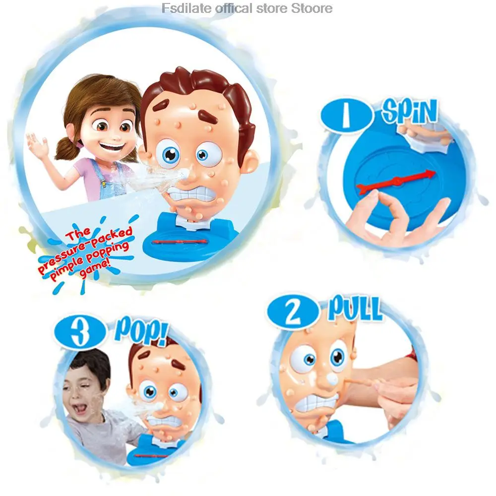 Popping Pimples Trickster ของเล่นเกมเดสก์ท็อป ของเล่นเกมแบบโต้ตอบ ของเล่นอยู่ไม่สุขเกมปาร์ตี้ ของเล่นแบบโต้ตอบสําหรับเด็ก