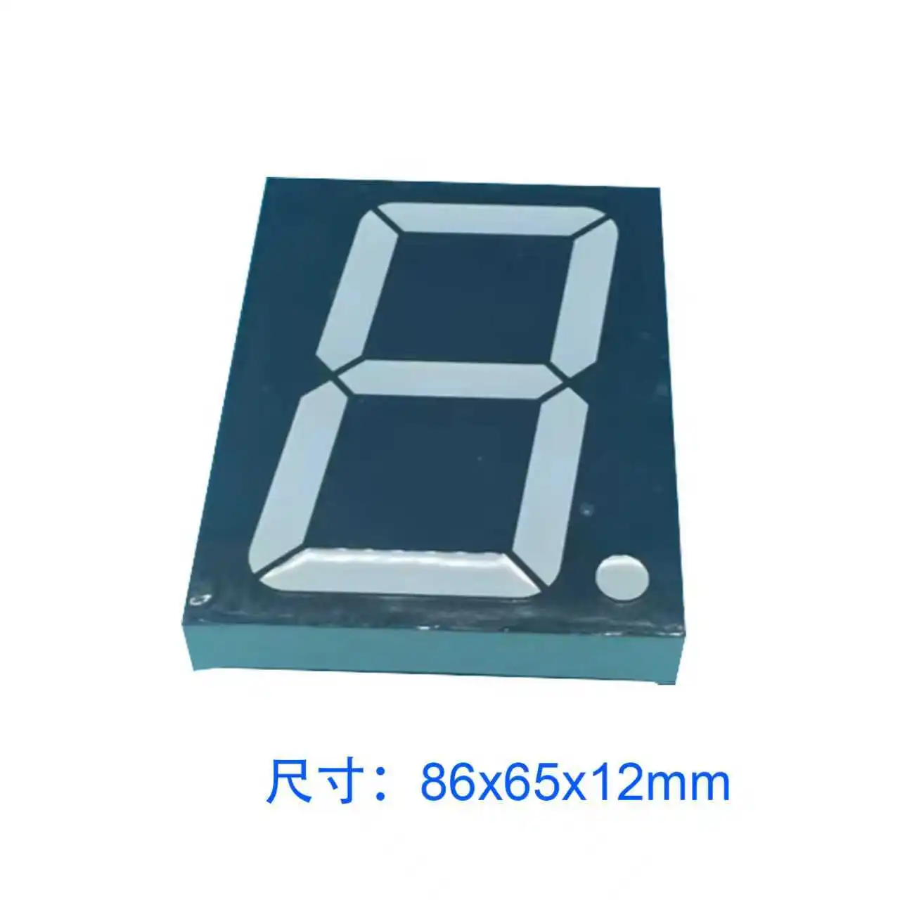 3 بوصة 7 قطعة 1 بت شاشة LED رقمية 85x65x12 مللي متر أحمر C/Cathod CC C/Anode CA أحمر أخضر 5.4 فولت 11 فولت