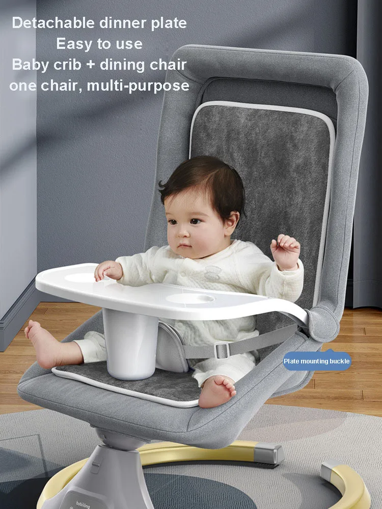 Baby Electric Rocking Chair Coax Baby Artifact Newborn Sleep Cradle Bed With Baby Sleeping Comfort Recliner