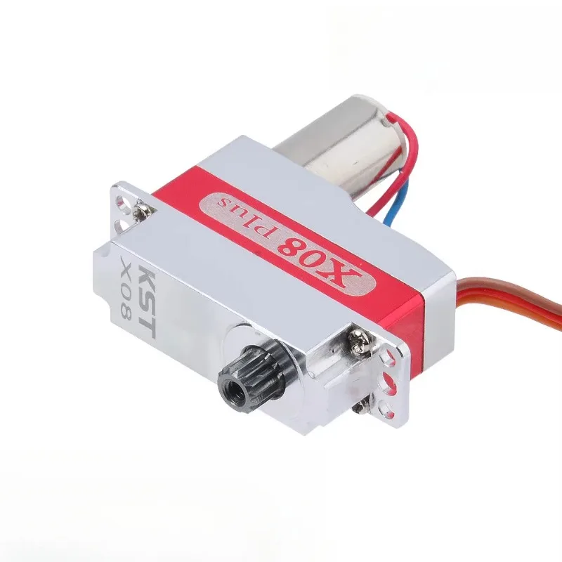 KST X08 Plus High Torque High Pressure Digital Servo 4.8KG full Metal Gear CNC Casing for Rc Car UAV Helicopter Airplane Models