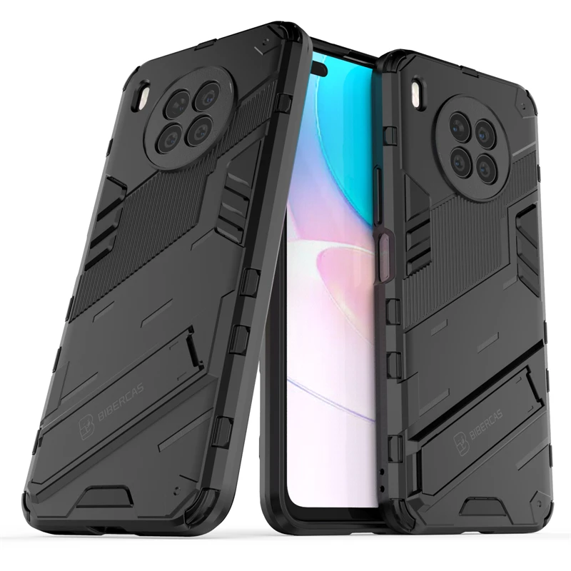 

Phone Holder Case For Honor 50 Lite Case Bumper Anti-knock Armor Full Cover For Honor X8 Case For Honor 50 Lite X30i Nova 9 SE