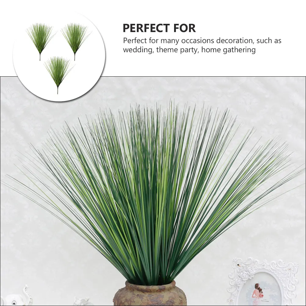 

3pcs Artificial Plants Realistic DecorVivid Grass for Wedding Party HomeDecoration Portable PlasticFlower Arrangement