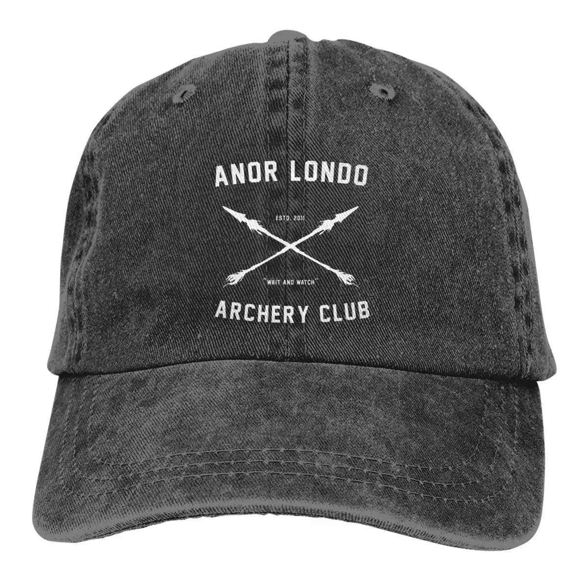 Dark Souls Water Wahshing Baseball Cap ANOR LONDO ARCHERY CLUB Ausgestattet Männer Retro Baseball Hut Outdoor Caps