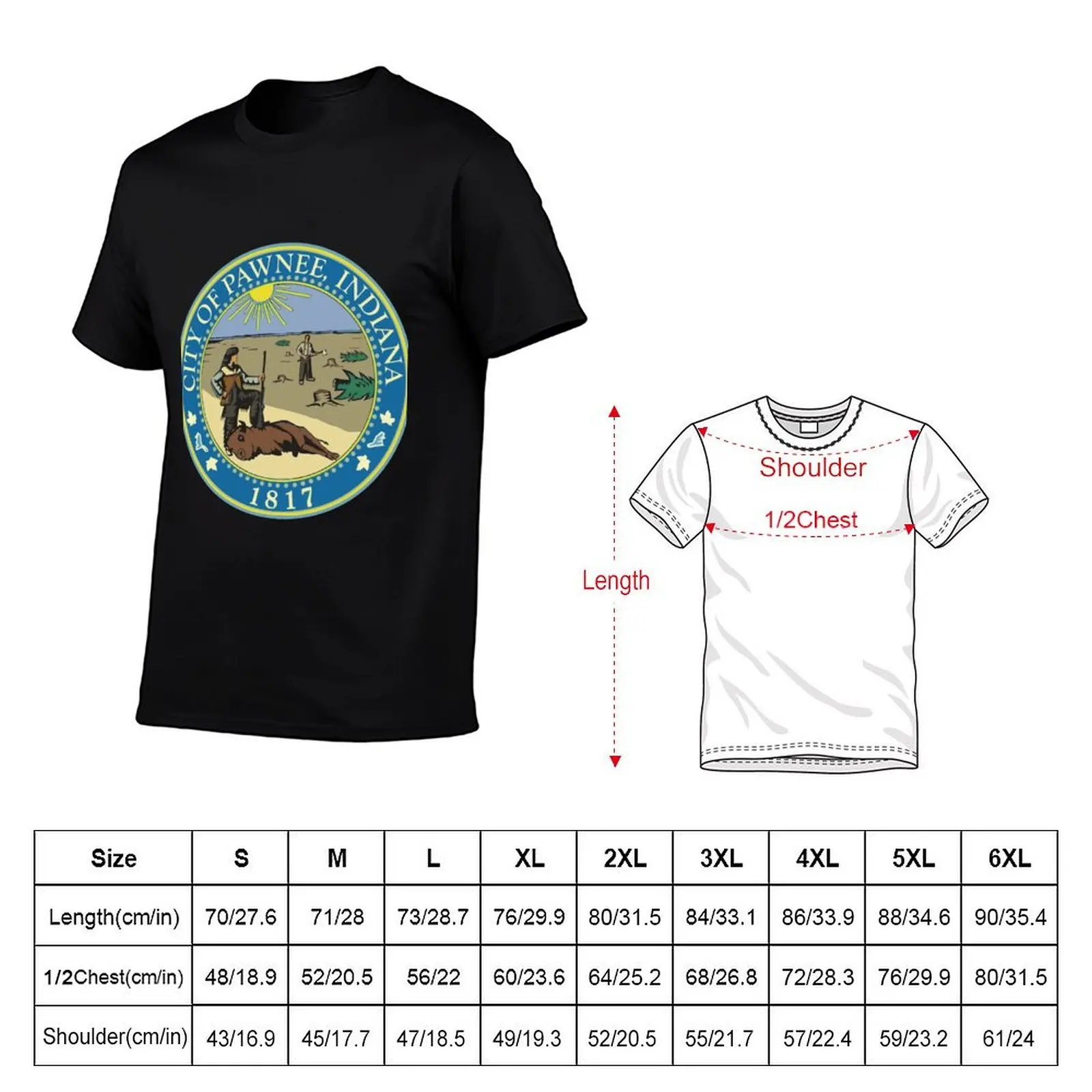 city of pawnee, indiana Classic . T-Shirt Worker Basic Short Sleeve Tee