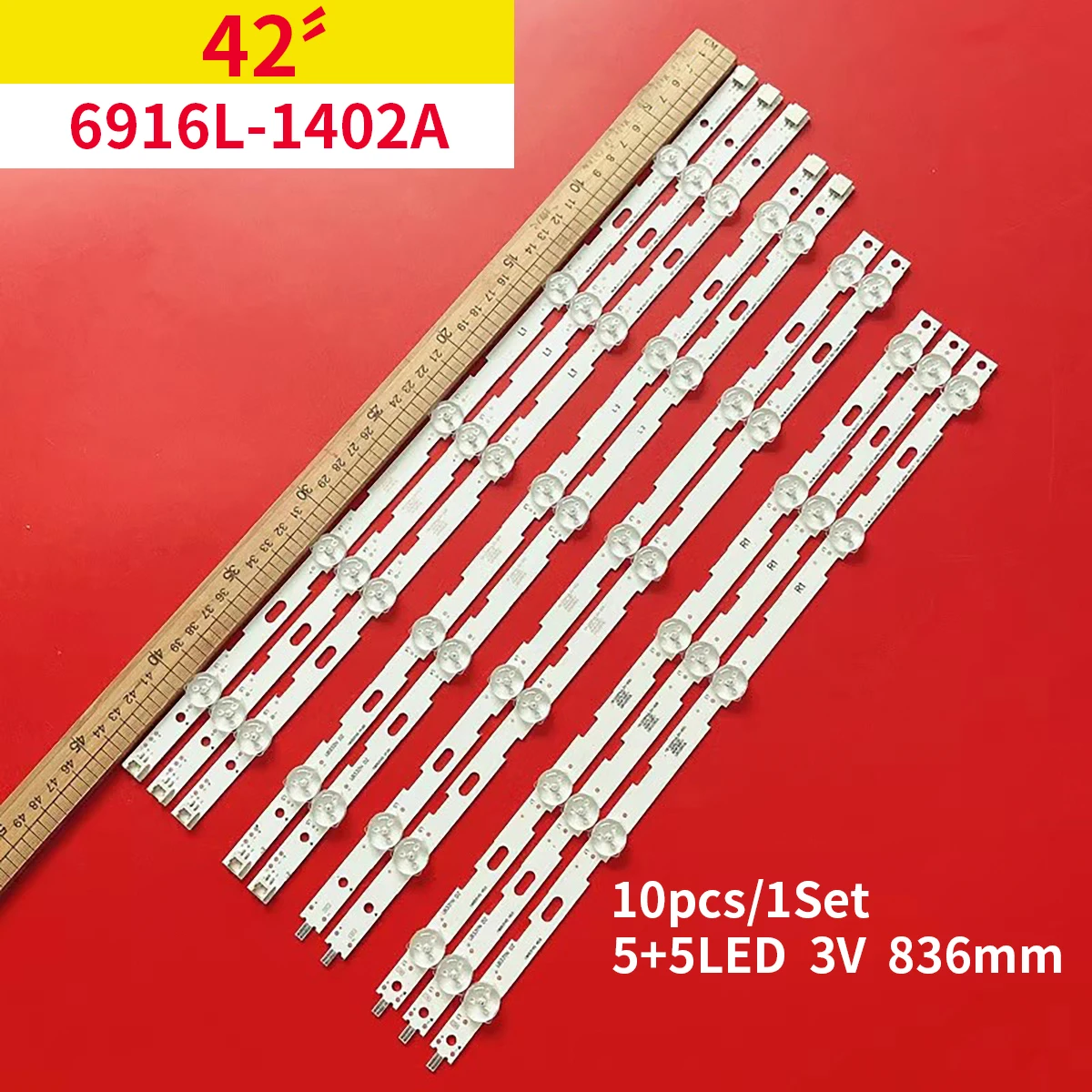 LED strip For 42 inch LCD TV 42LN5200 6916L-1402A 6916L-1403A 6916L-1404A 6916L-1405A 42LN549C 42LN541C 42LN5300 42LN5204