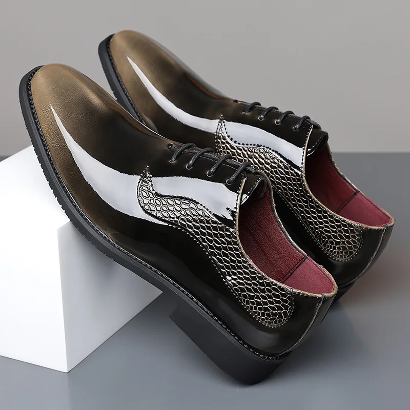 Business Casual Men's Pointed Toe Shoes Multi-Style Fashionable British Style Cross-Border Men's Footwear 660306