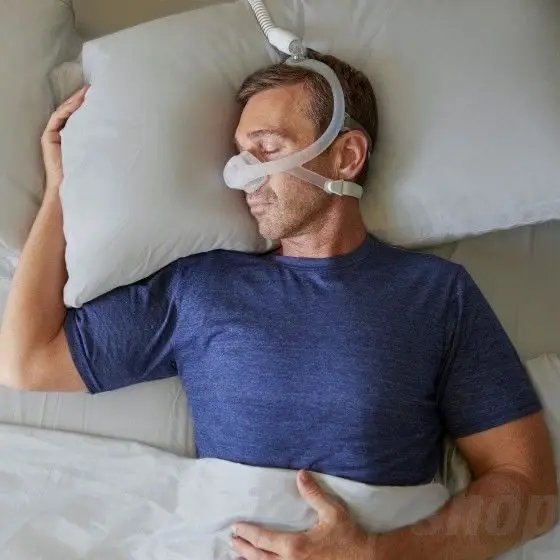 1PCS Original Imported DreamWisp Nose Mask with 3SML Nose Pillow Pads for Adults Good Sleep Auxiliary Tools For Patients Elderly