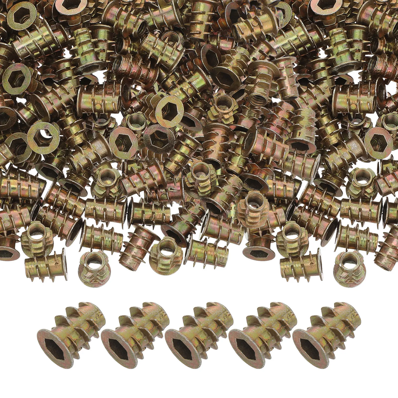 200Pcs Hex Socket Threaded Ins - огляд і ціна Furniture Hardware Nut